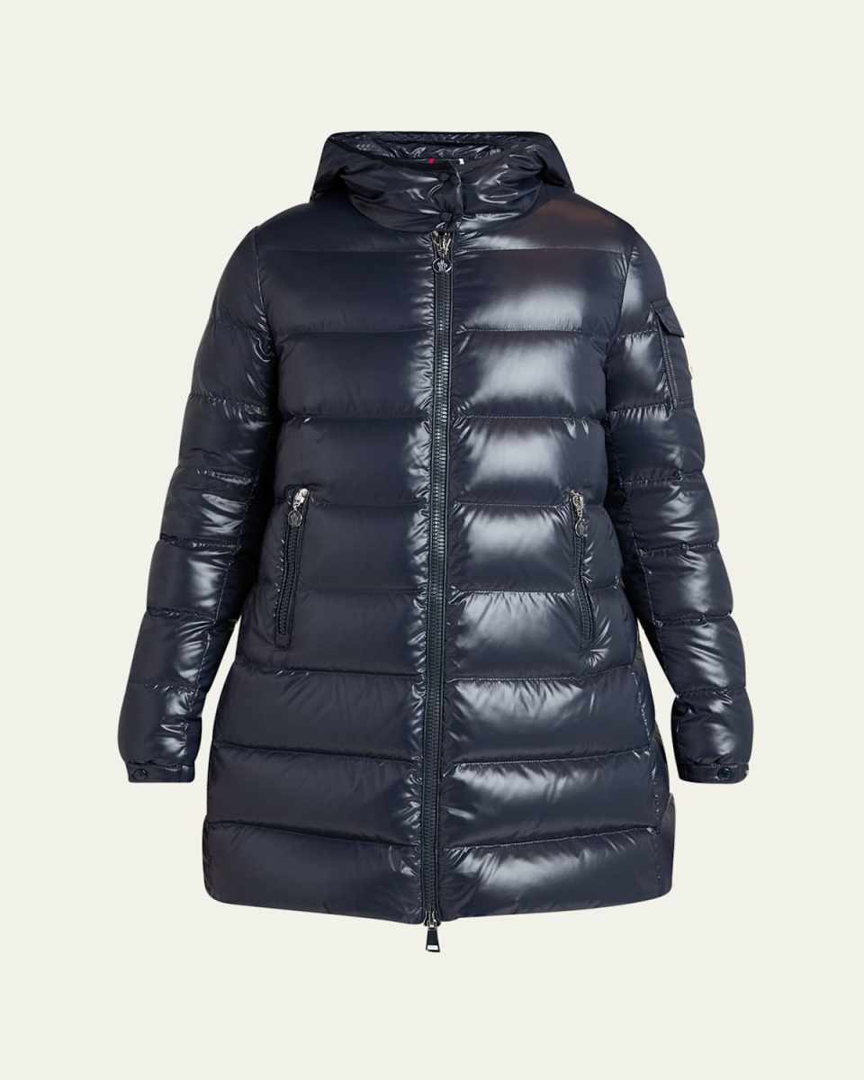 Courcelles Long Hooded Down Puffer Coat